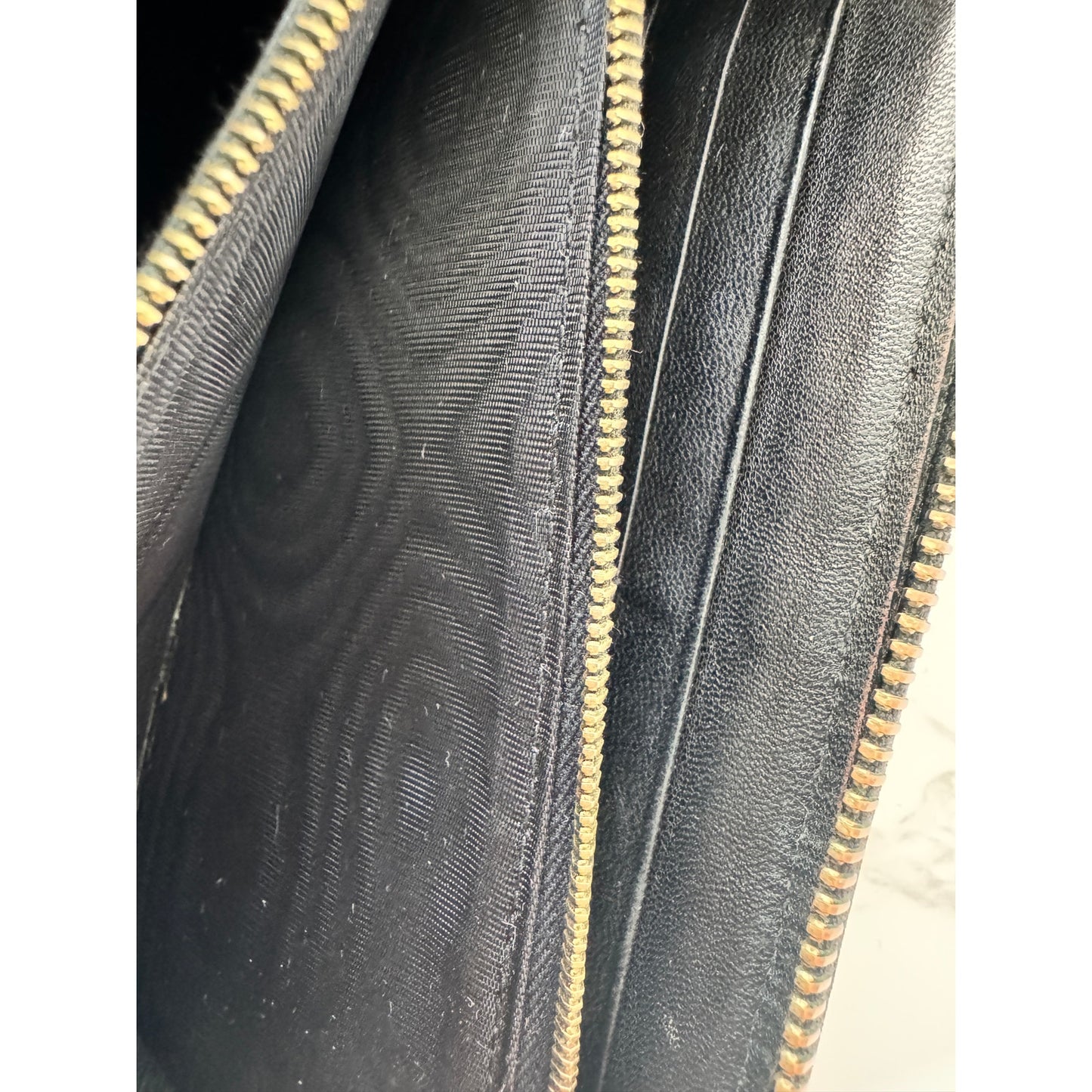 Bottega Veneta Intrecciato Black Long Wallet