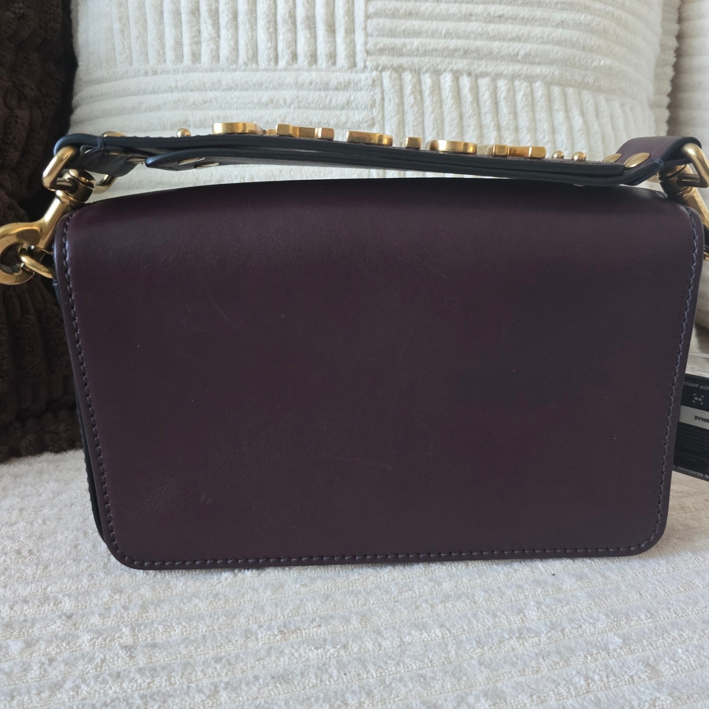 Christian Dior J'Adior Flap Bag Medium Burgundy Amaranth Leather Gold
