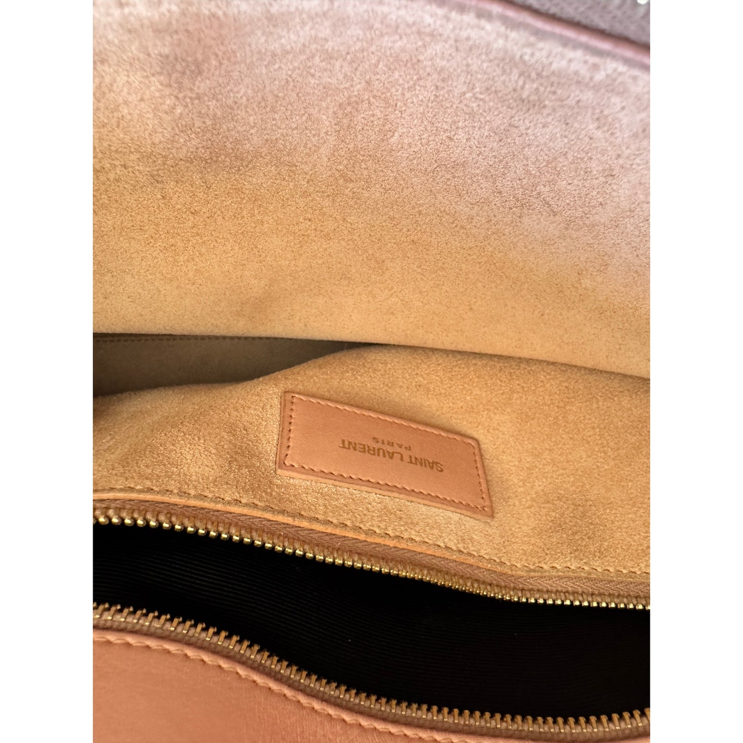 Saint Laurent Blush Calfskin Sac De Jour Tote Bag