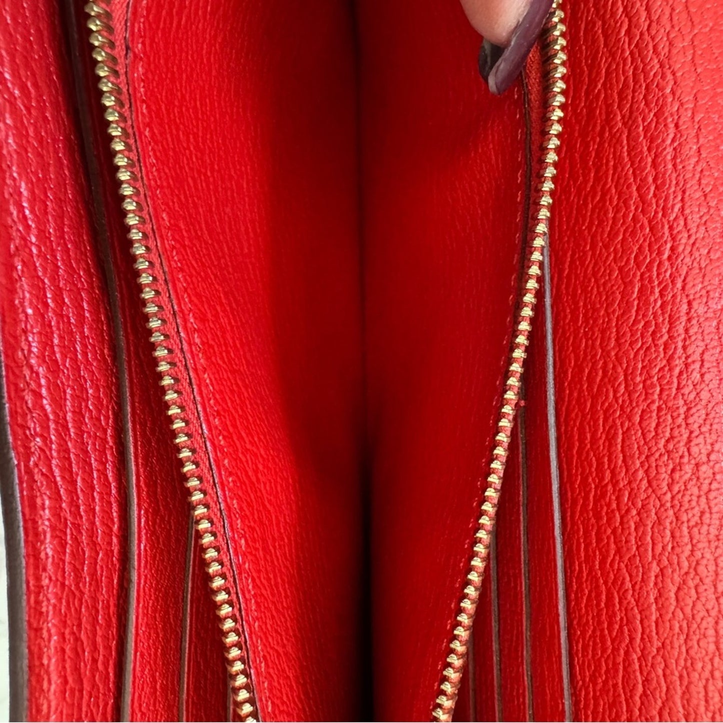 Hermès Kelly Long Wallet in Rouge