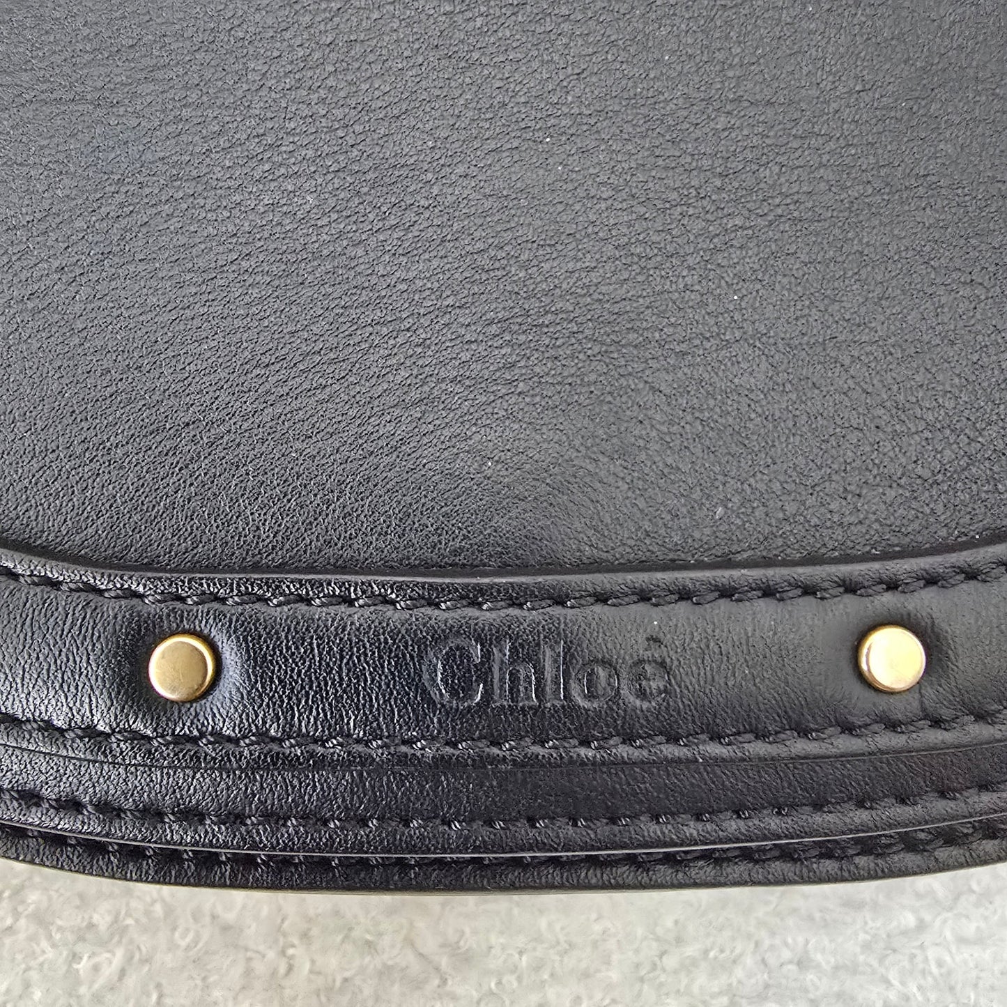 Chloe Small Nile Bracelet Bag in Black