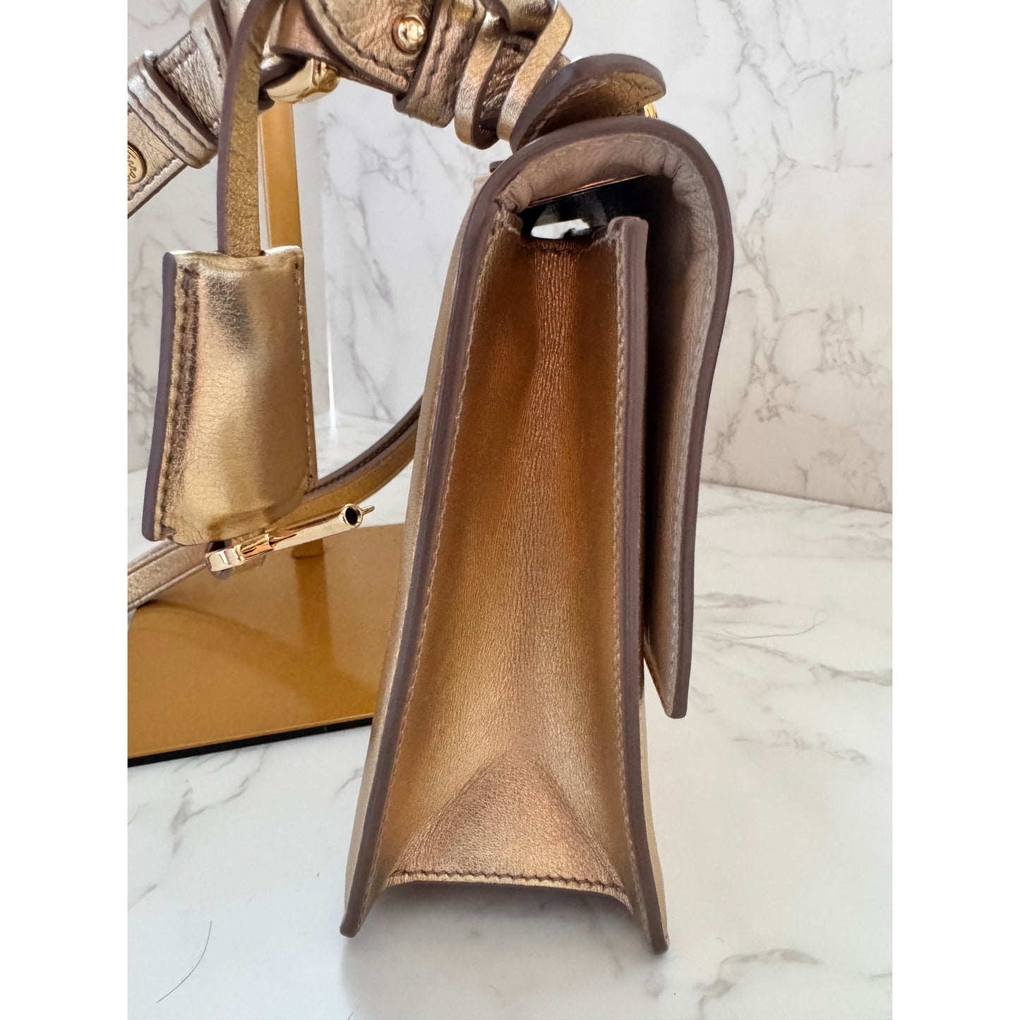Salvatore Ferragamo Aileen Gancio Shoulder/Top Handle Bag