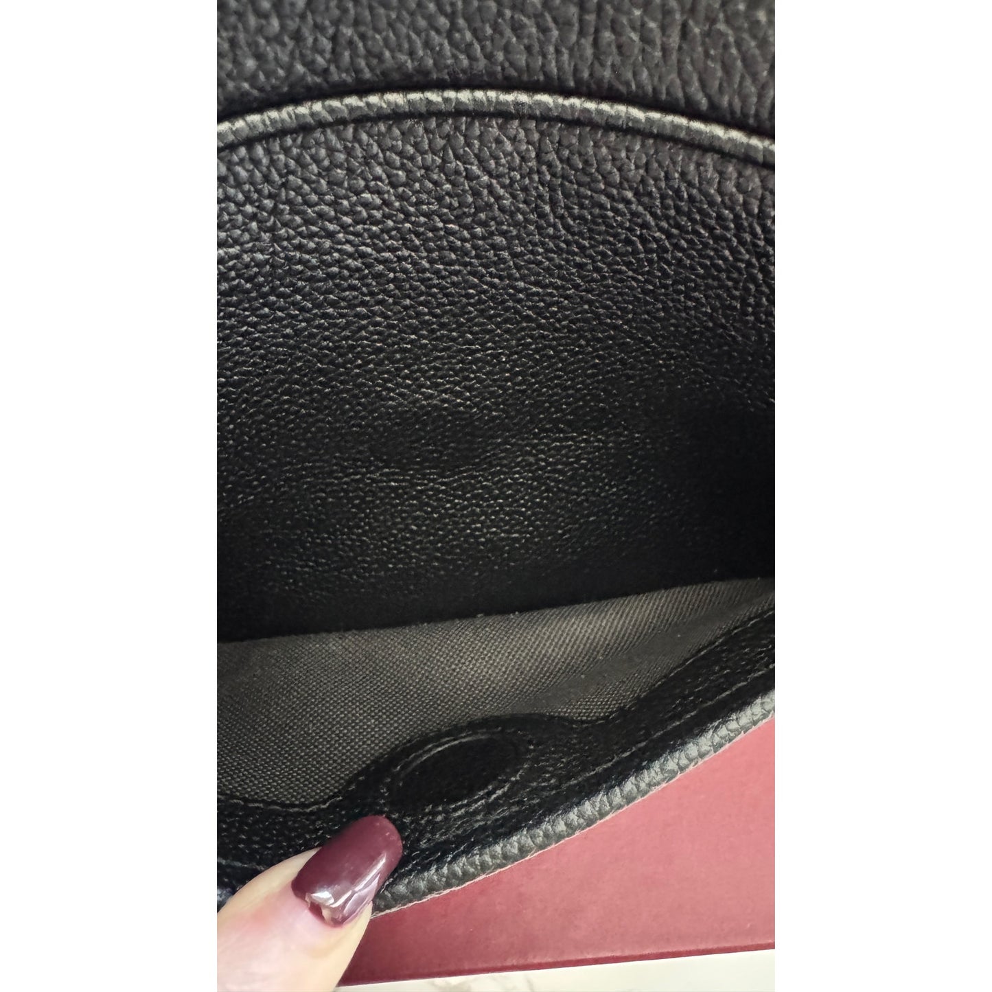 Gucci Black Leather Logo Shoulder Bag in Box!