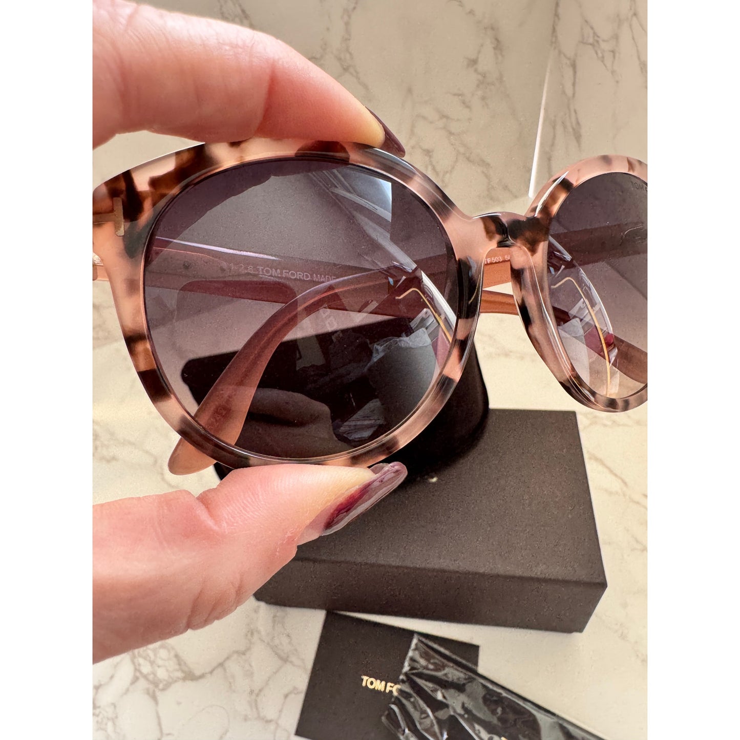 Tom Ford Philippa Tortoise Sunglasses