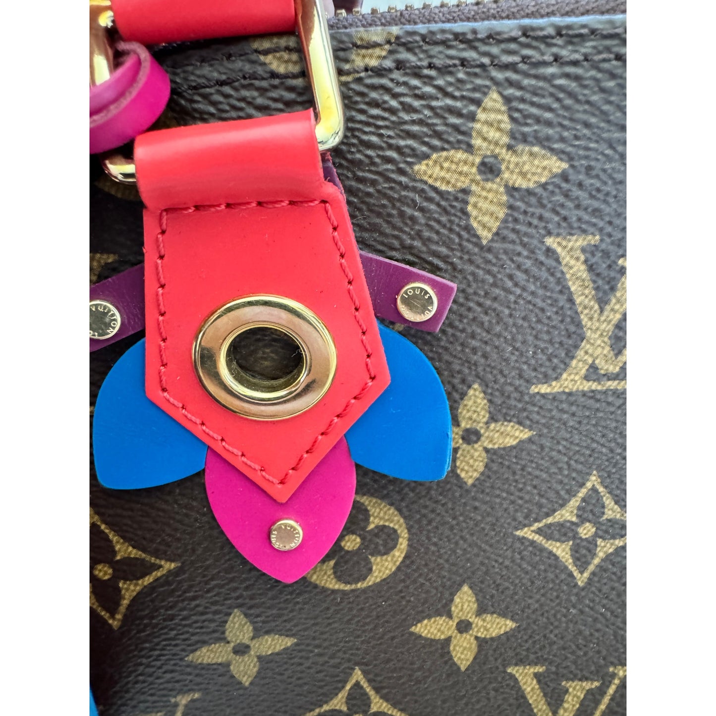 Stunning LV Alma Totem BB Flamingo Limited Edition Bag