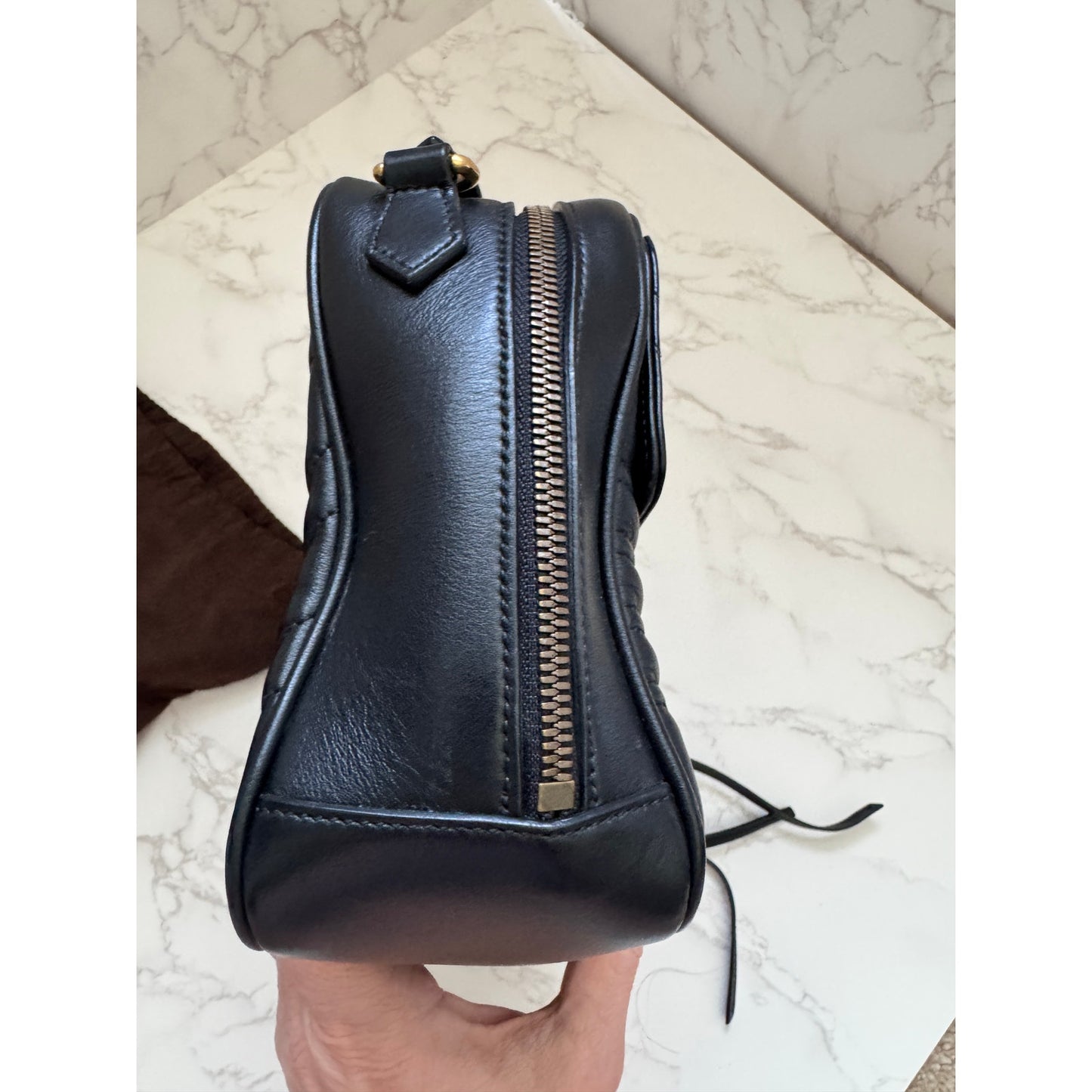 Gucci GG Marmont Matelassé Top Handle and Crossbody Bag