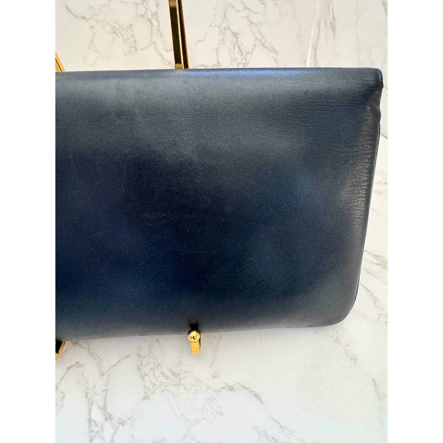 Gucci Rajah Broadway Clutch in Black Leather