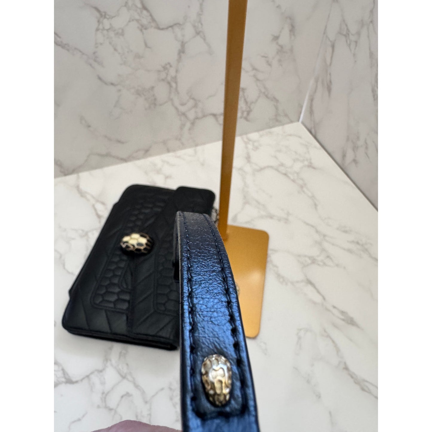 Bvlgari Forever Scaglie Quilted Leather Shoulder Bag