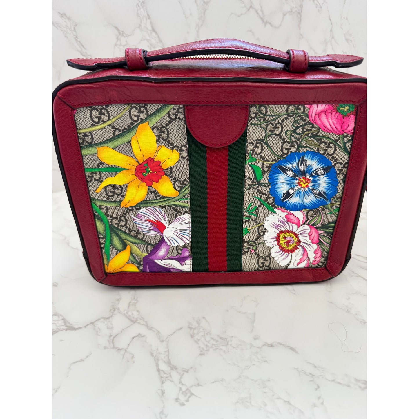 Limited Edition Gucci Ophidia GG Flora Shoulder Bag!