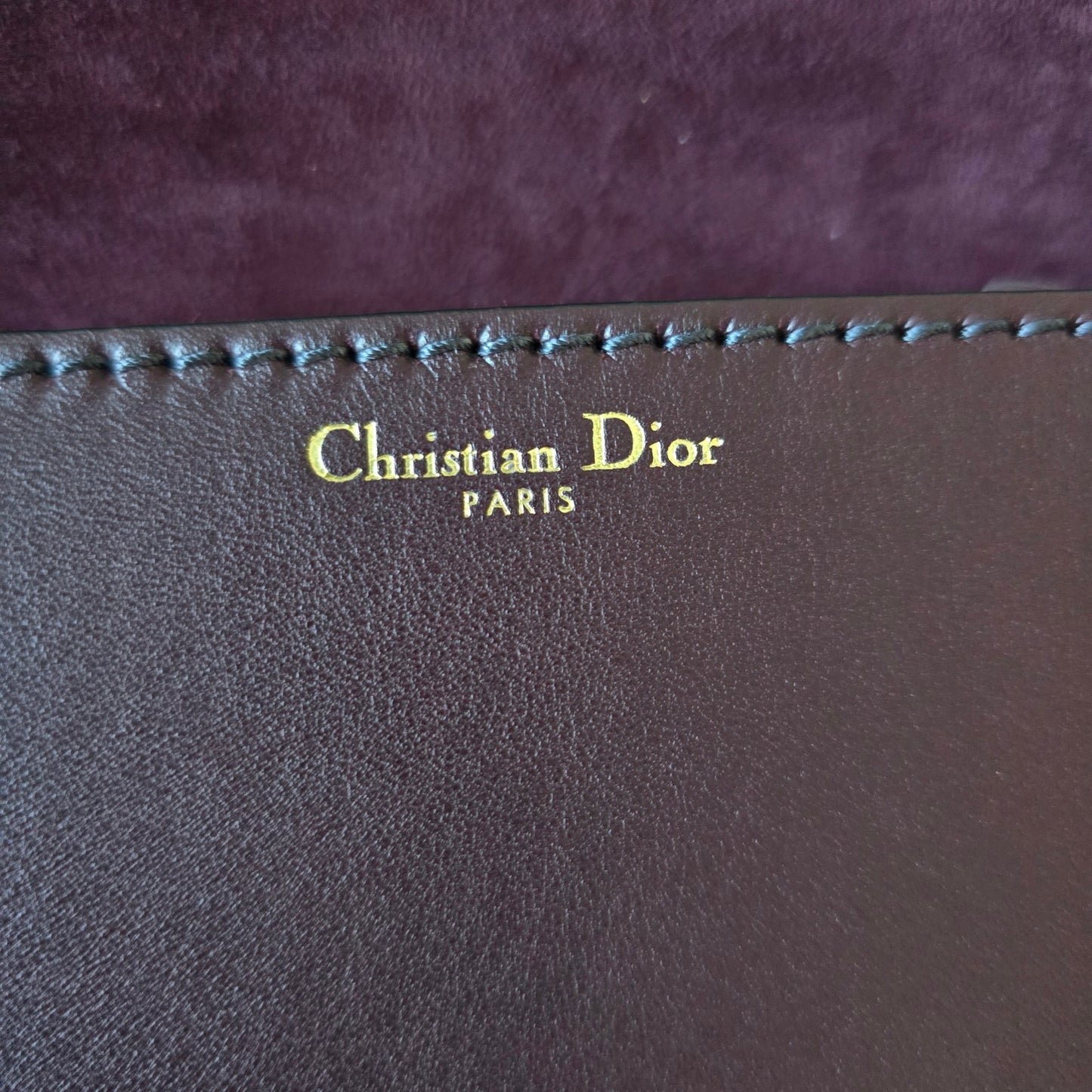 Christian Dior J'Adior Flap Bag Medium Burgundy Amaranth Leather Gold