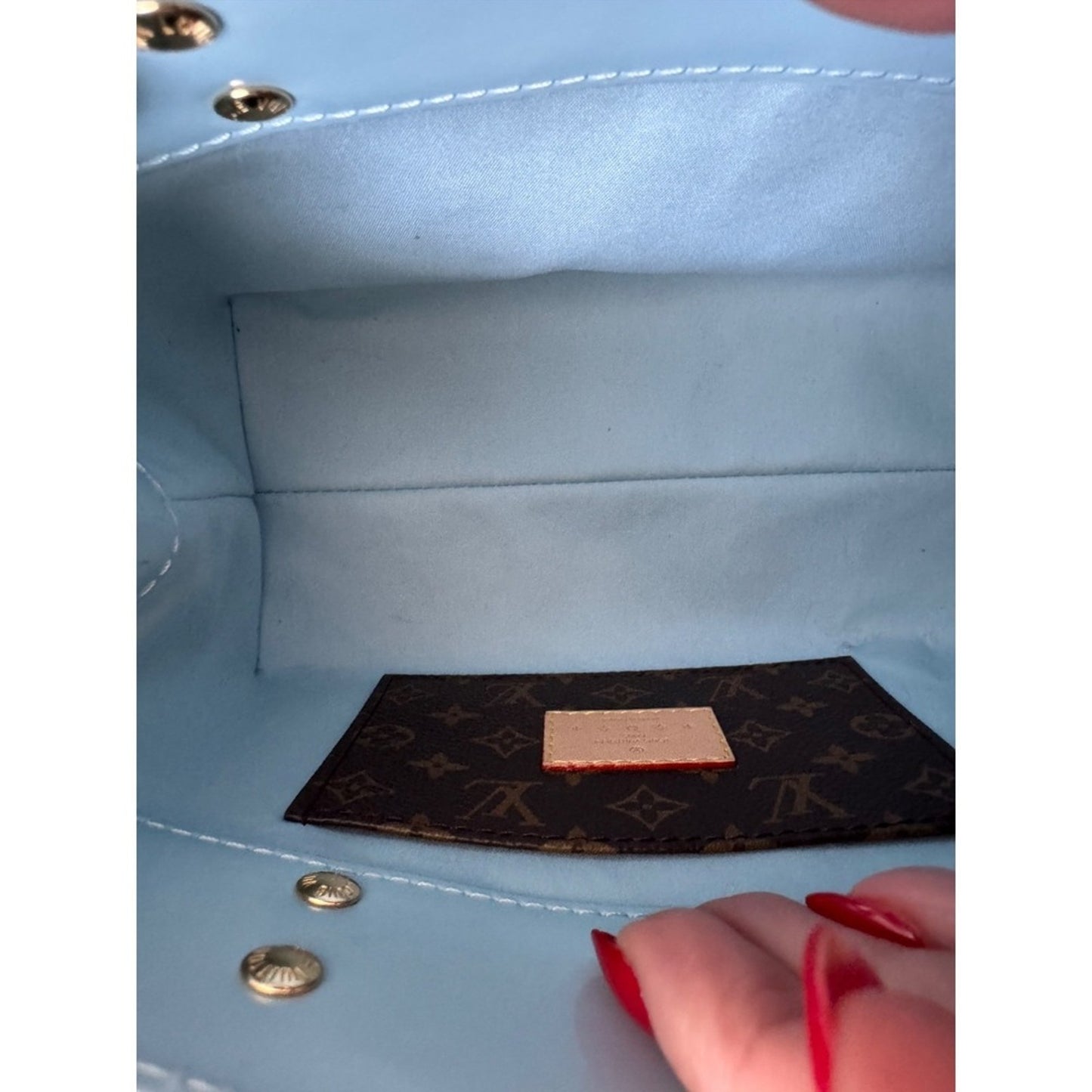 Louis Vuitton Reade PM Sky Blue Handbag