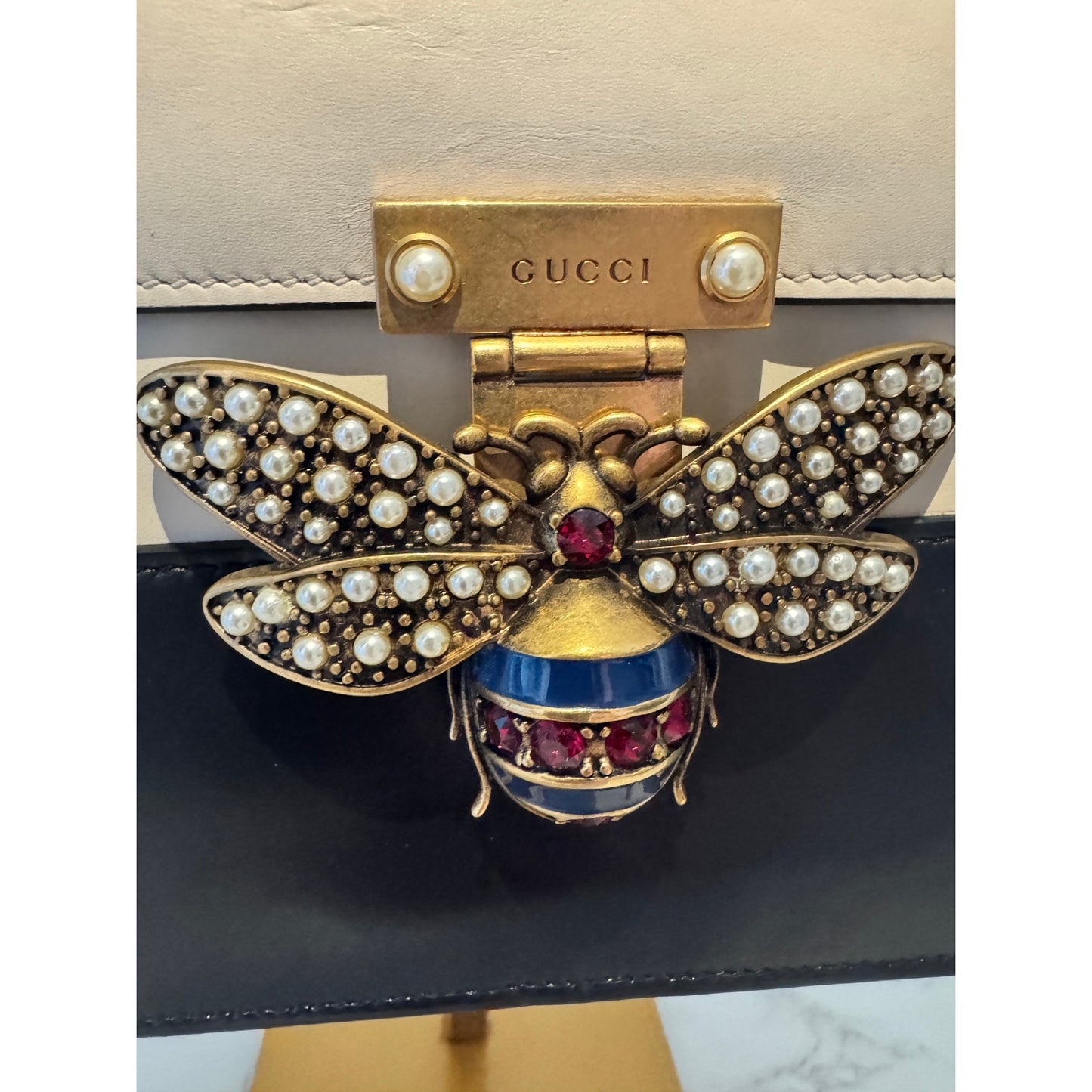 Gucci Queen Margaret Bee Top Handle Bag