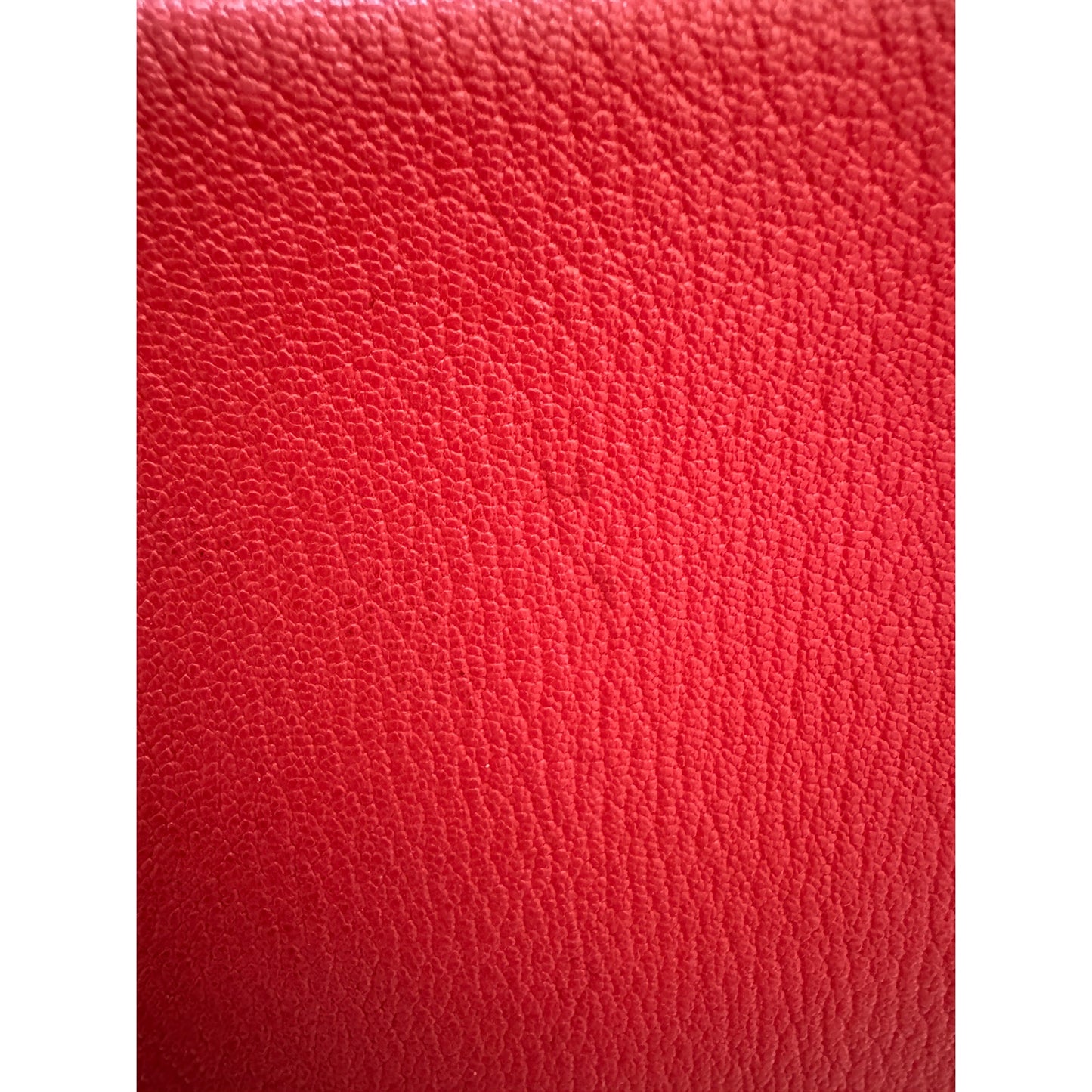 Hermès Envelope GM Leather Pouch Flat Clutch Bag Red