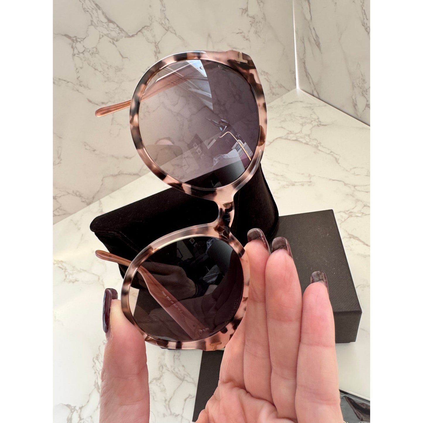 Tom Ford Philippa Tortoise Sunglasses