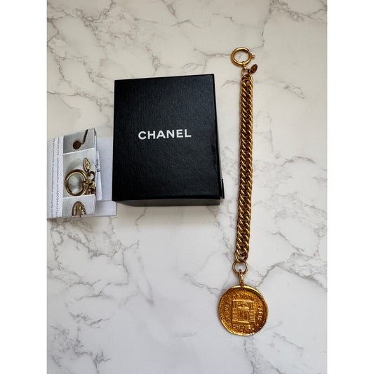 Chanel 31 Rue Cambon Paris Round Charm Chain Bracelet