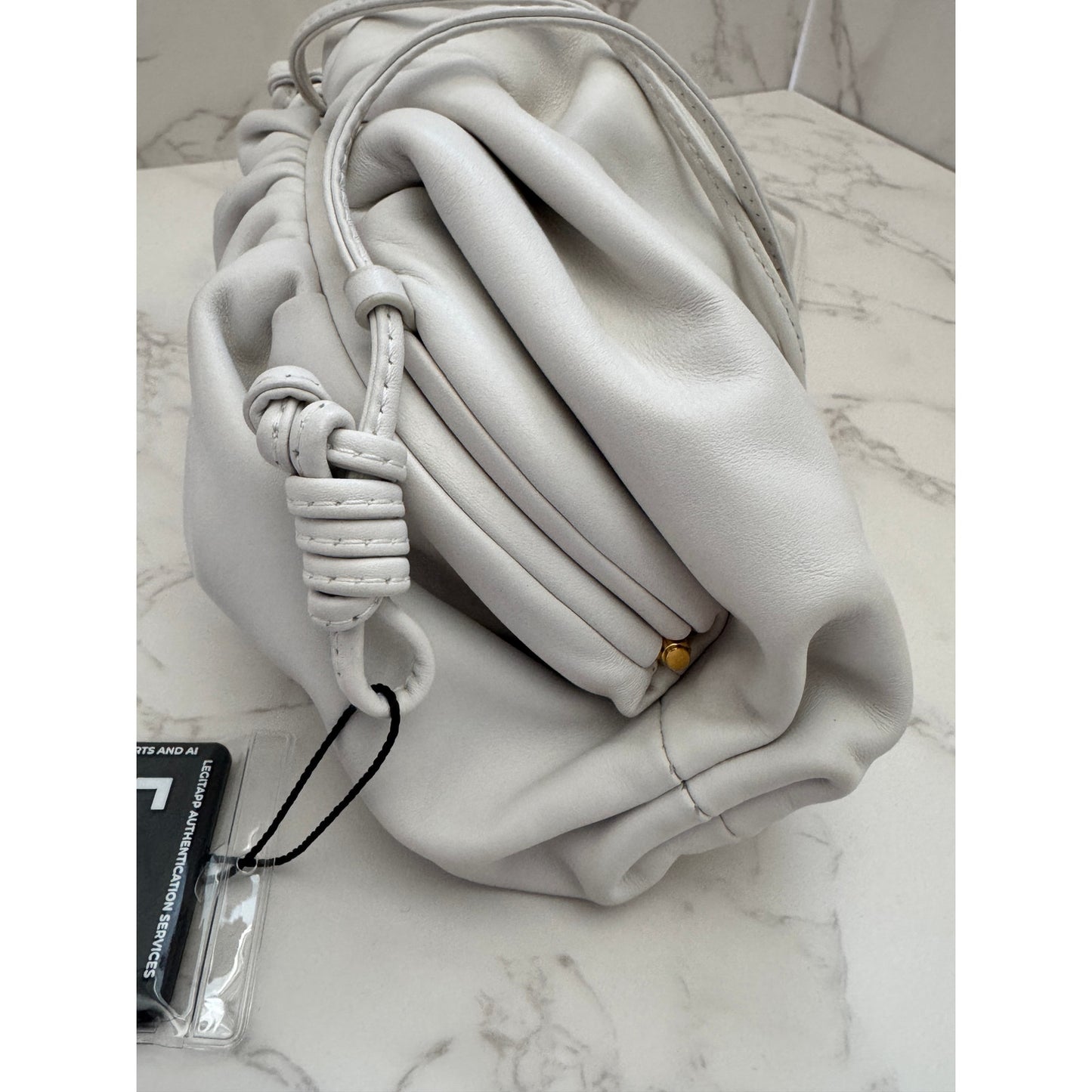 Bottega Venetta Mini Pouch in White.
