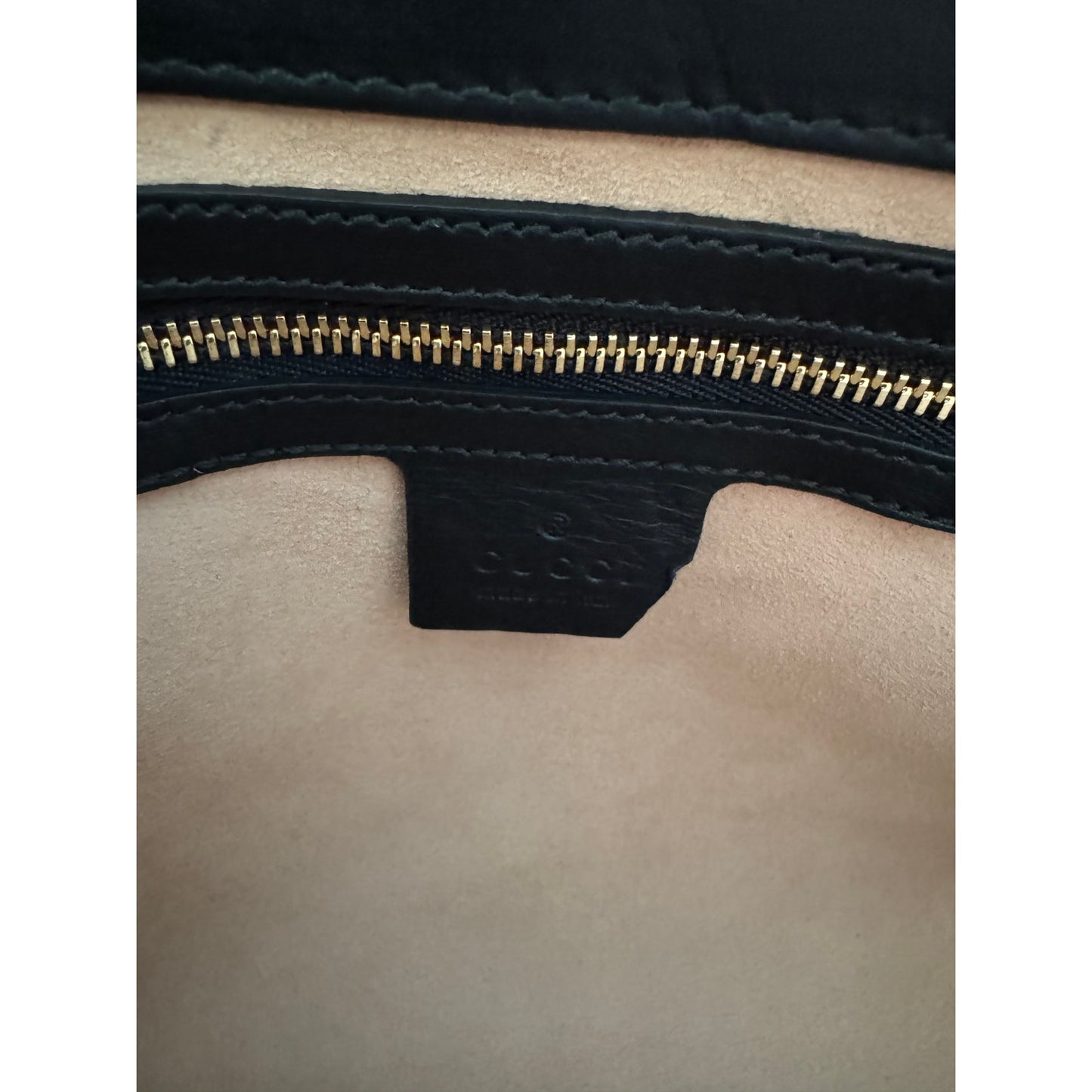 Gucci Nymphaea Leather Bamboo Handle and Pearl Detailing