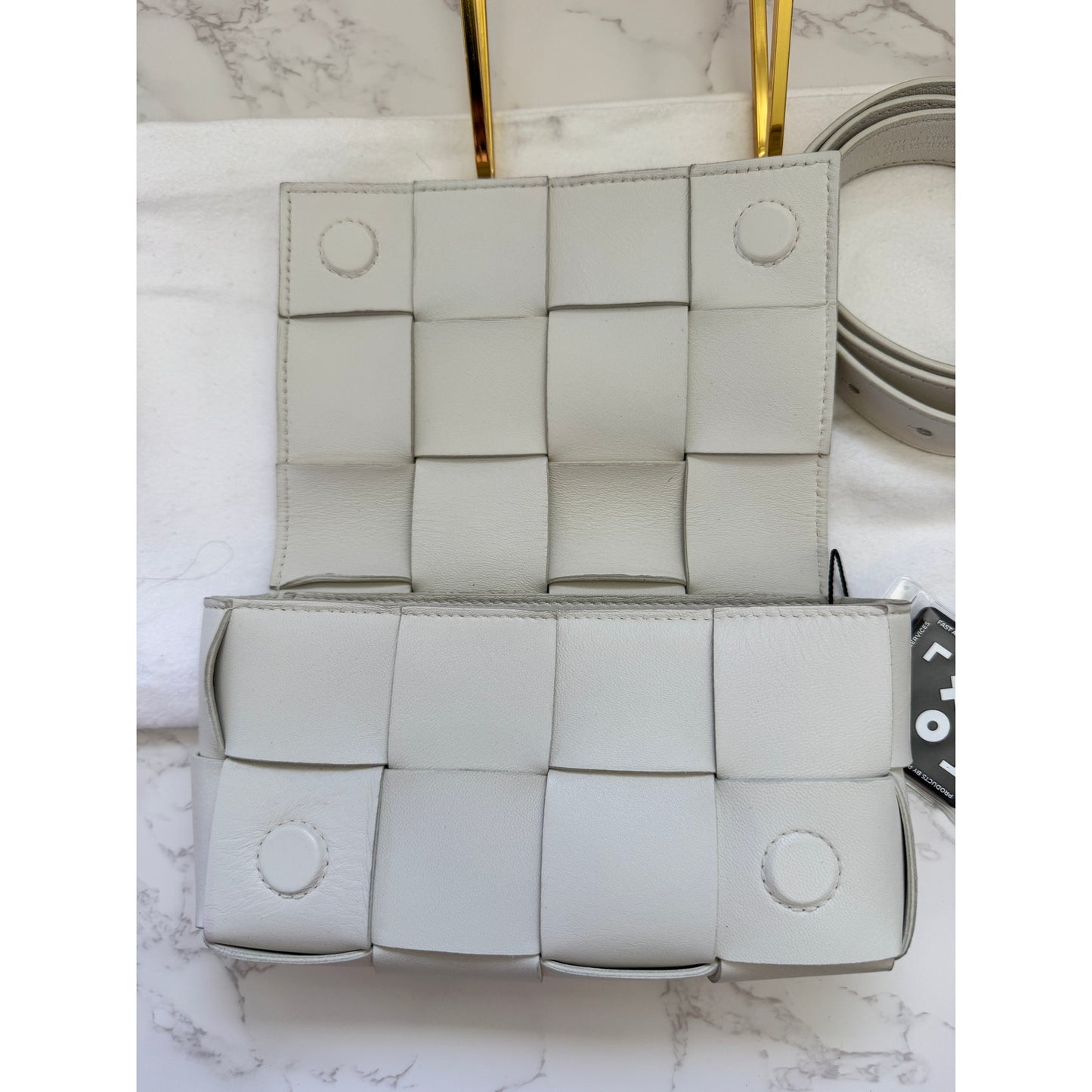 Bottega Veneta Cassette Mini Intrecciato Belt Bag