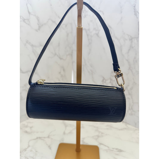 Louis Vuitton Black Epi Leather Papillon Pochette