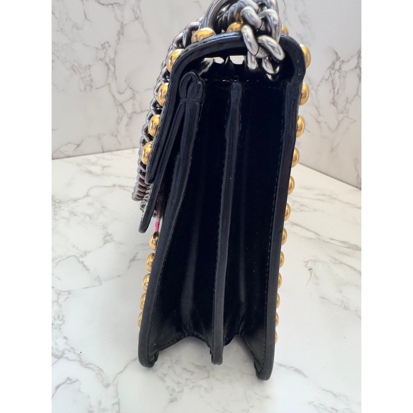 Gucci Dionysus Floral Embroidered "Blind for Love" In Black Limited Edition