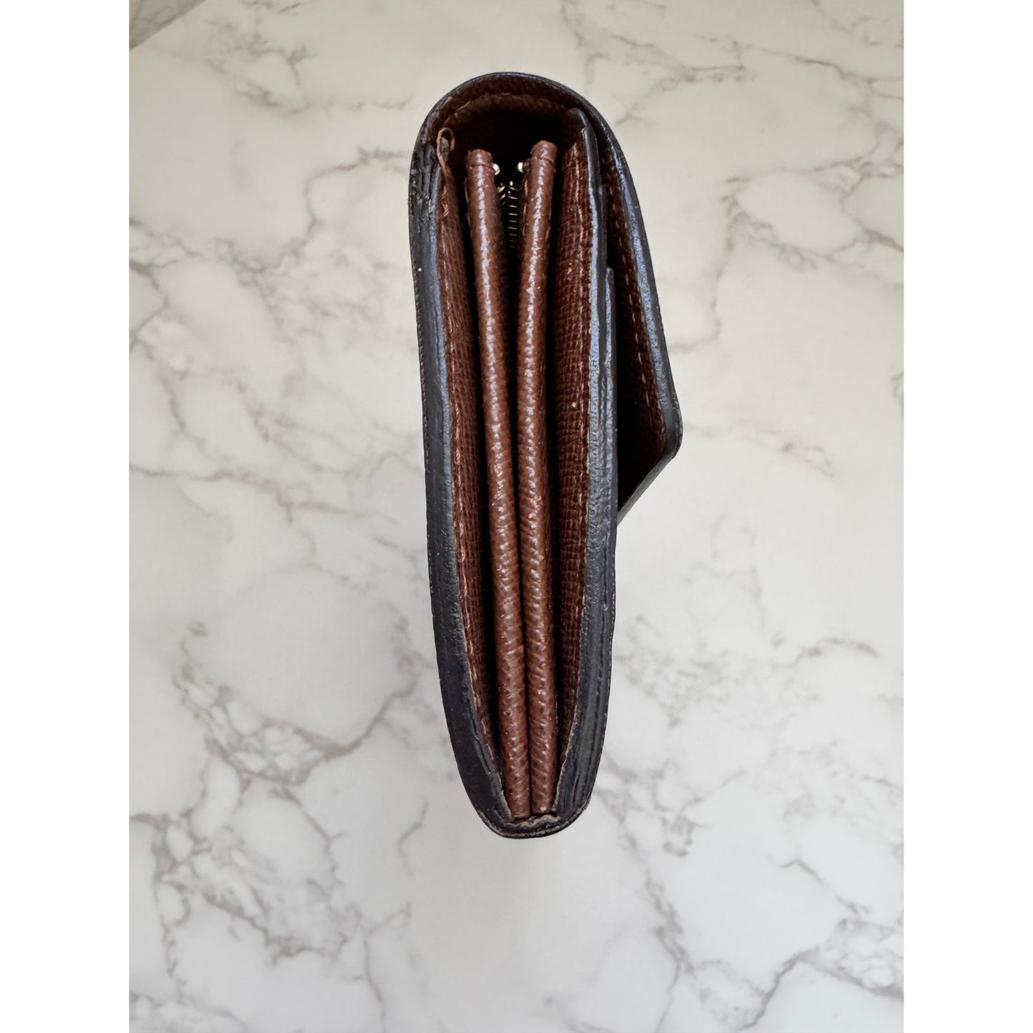 Louis Vuitton Sarah Long Wallet in Mongram Canvas