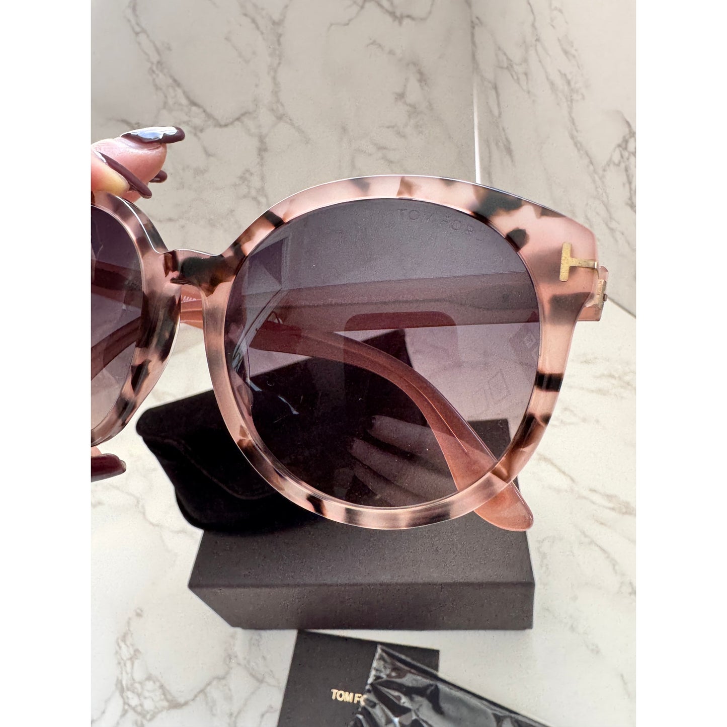 Tom Ford Philippa Tortoise Sunglasses