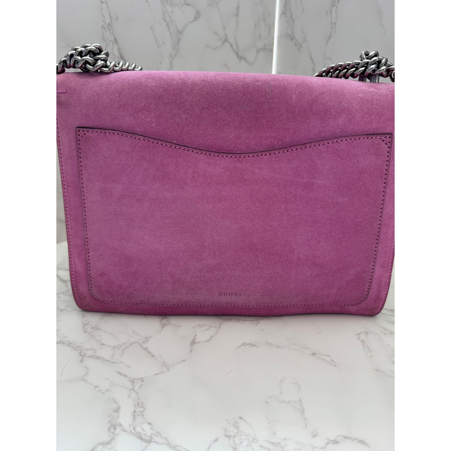 Gucci Dionysus Limited Edition With Embellished Pink Suede
