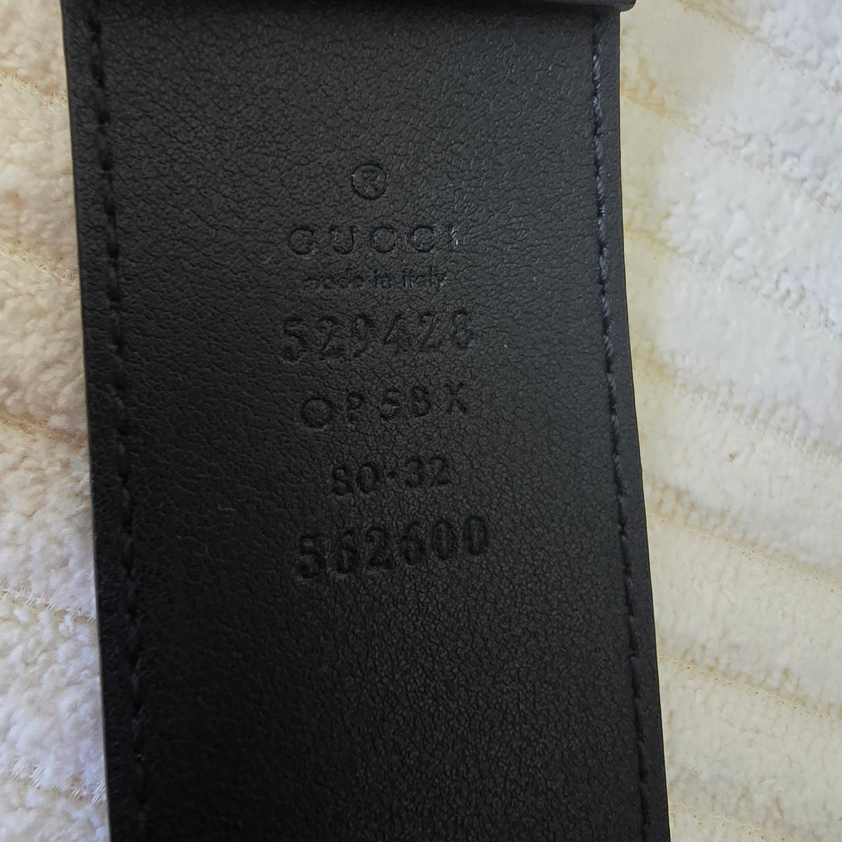 Gucci Game Patch Logo Belt Bag Black/Yellow Size 80/32