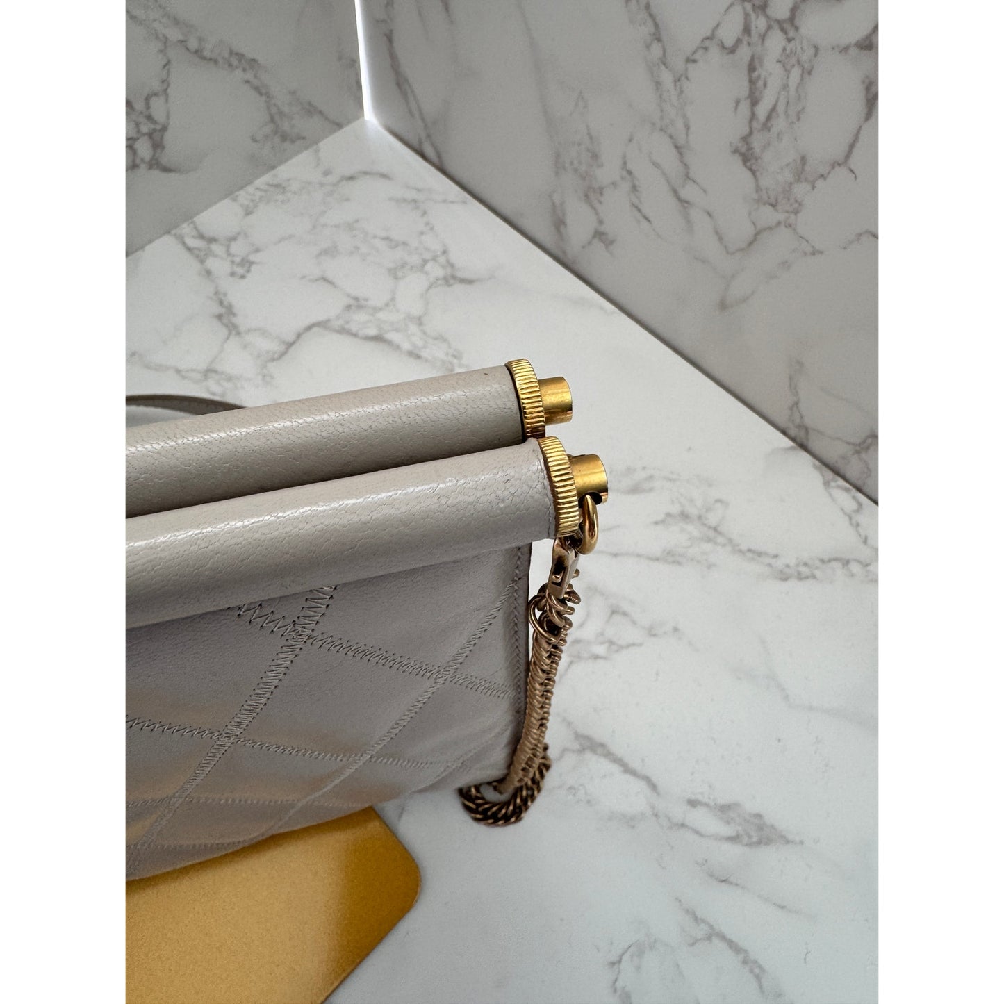 Givenchy Gem Quilted Tassel Clutch/Crossbody