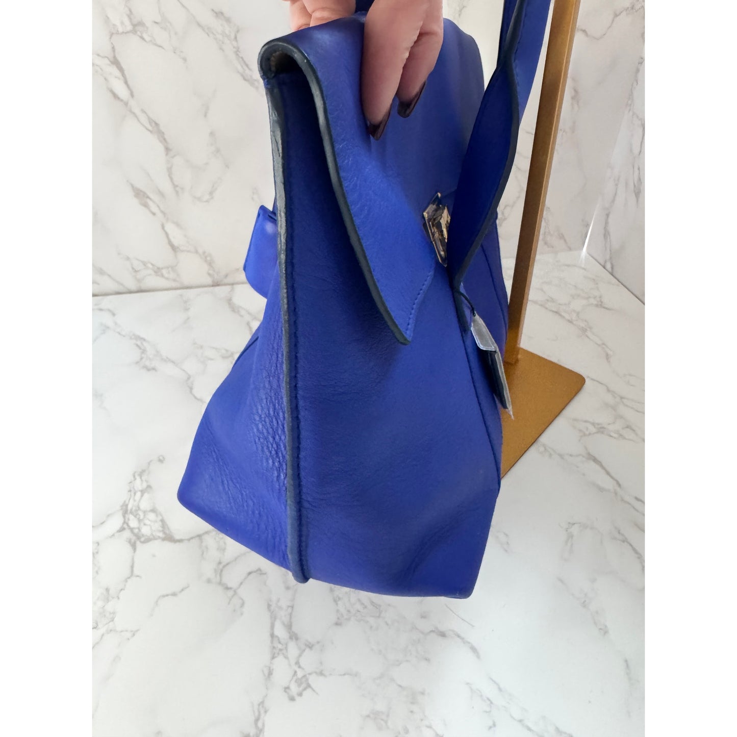 Salvatore Ferragamo Sookie Satchel in Royal Blue