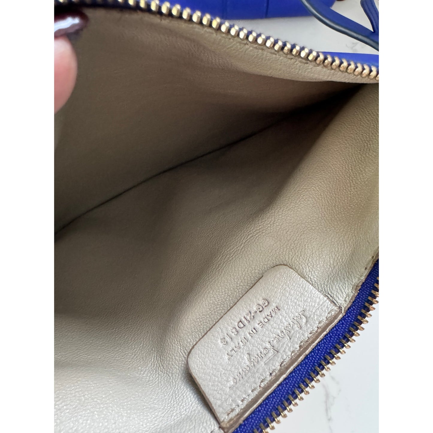 Salvatore Ferragamo Sookie Satchel in Royal Blue