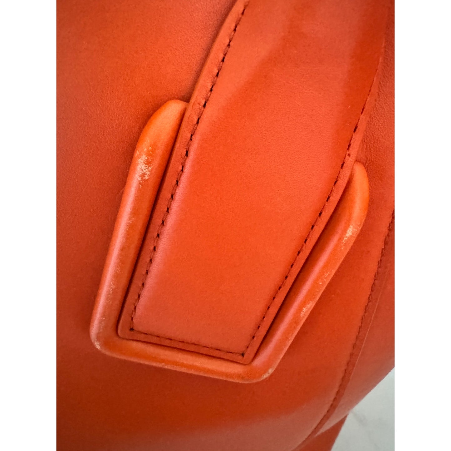 Bottega Veneta Basket Tote in Orange with Baby