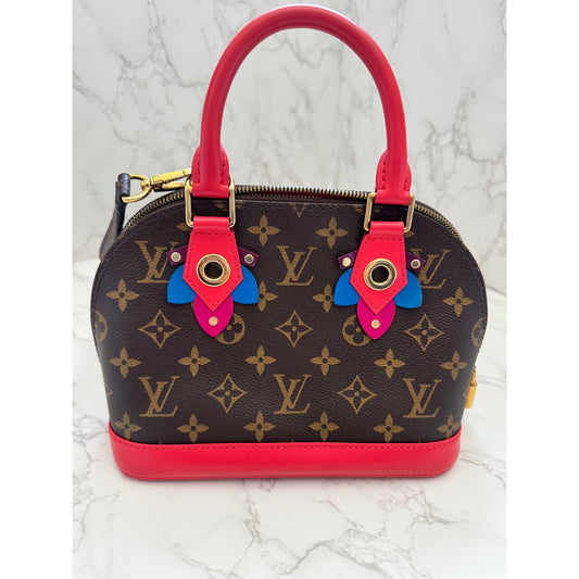 Stunning LV Alma Totem BB Flamingo Limited Edition Bag