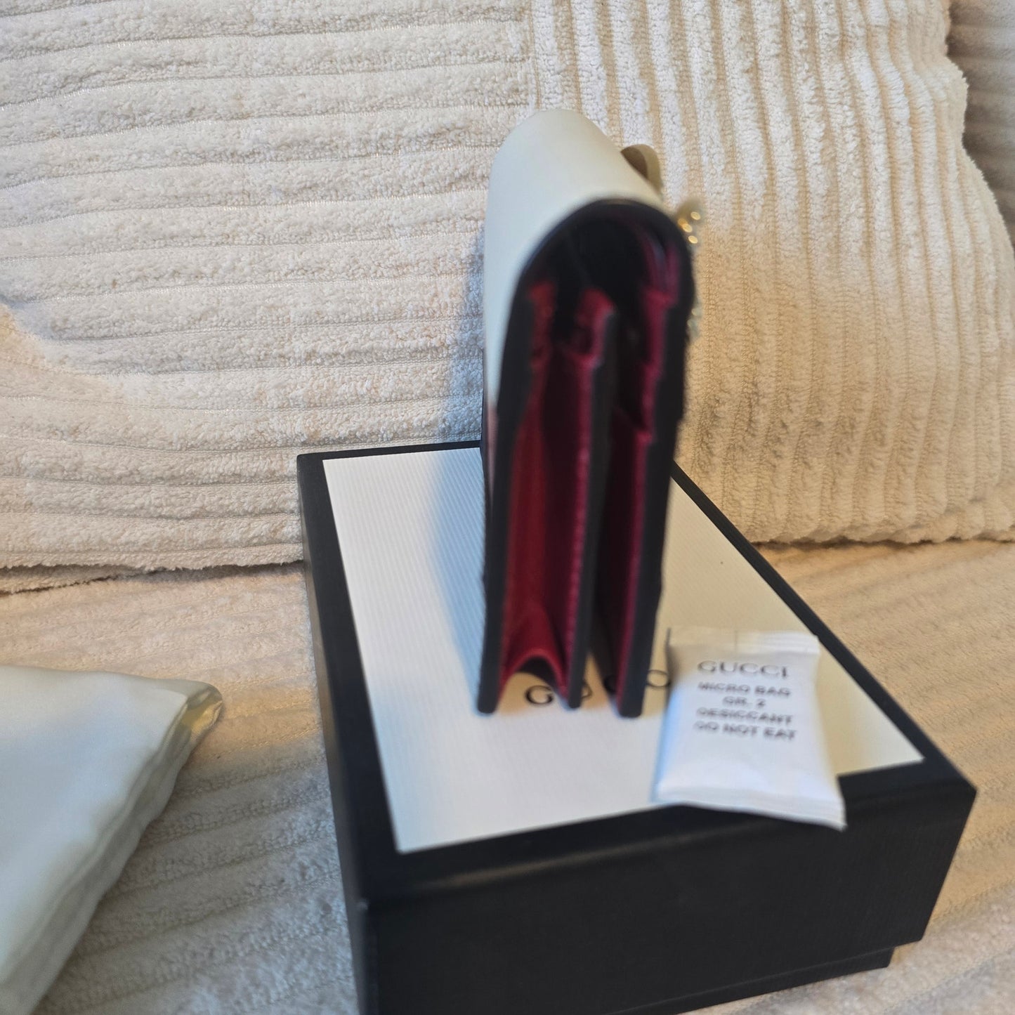 Gucci Queen Margaret Leather Card Case Wallet - NWT