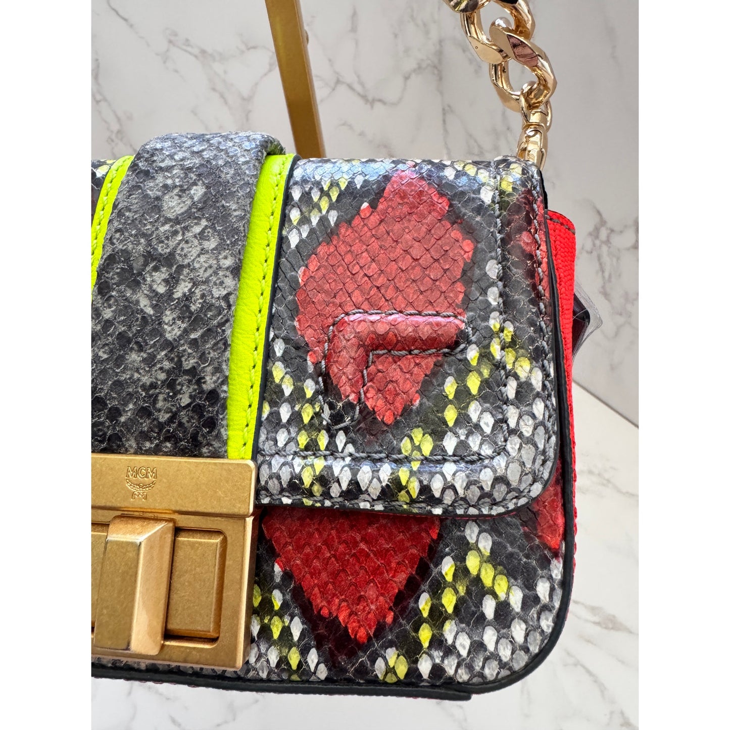 MCM Multi Python Shoulder bag