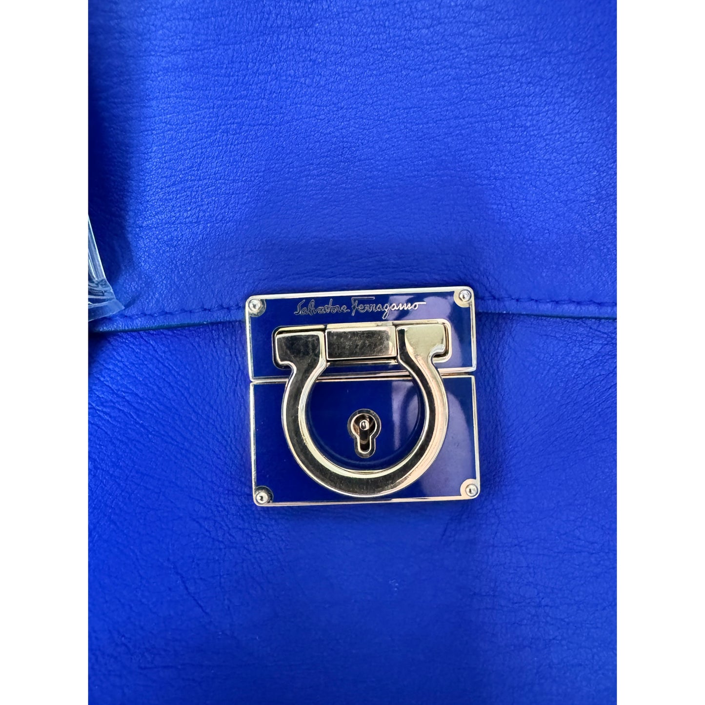 Salvatore Ferragamo Sookie Satchel in Royal Blue