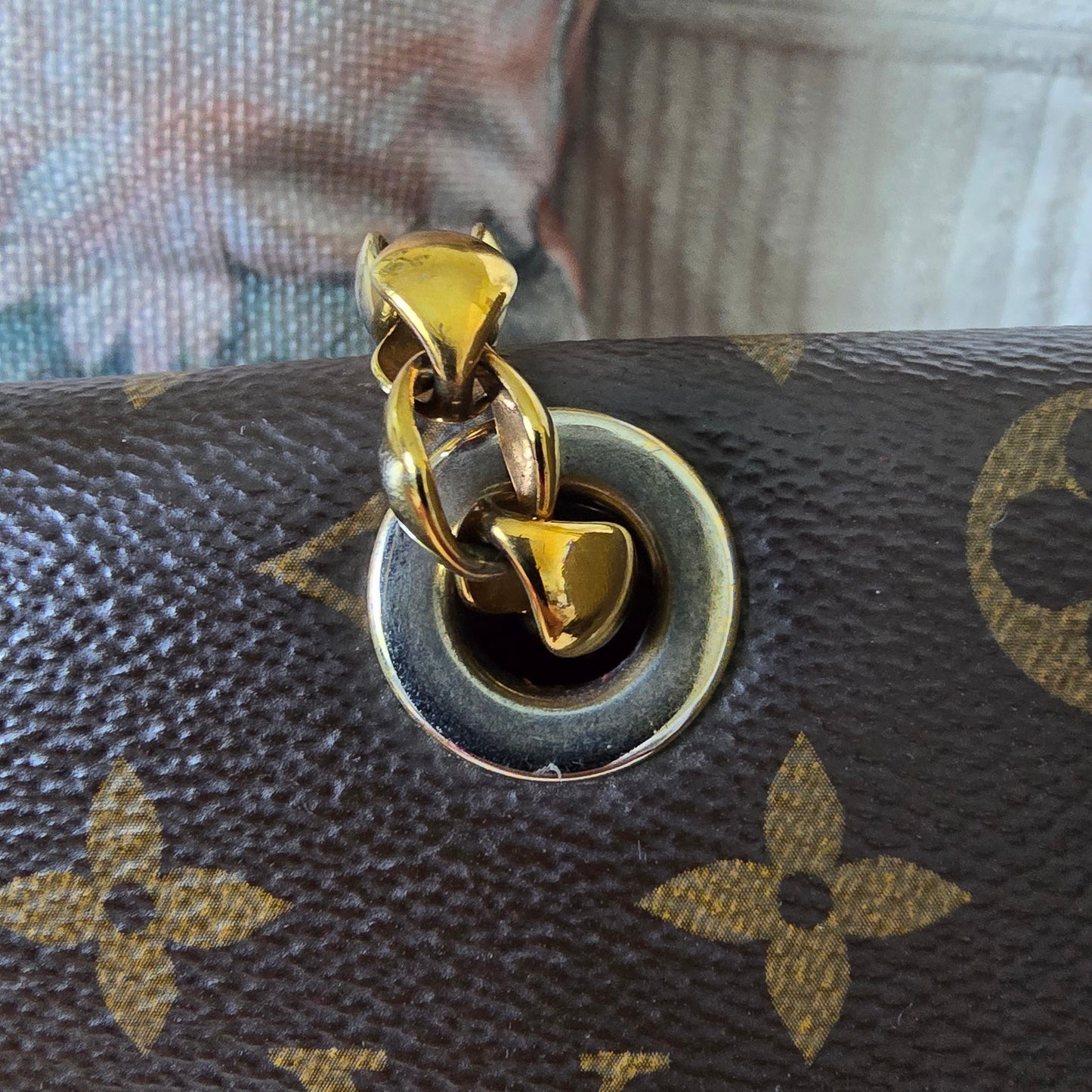 Louis Vuitton Victoire Monogram Cerise Red Bijoux Chain Shoulder Bag