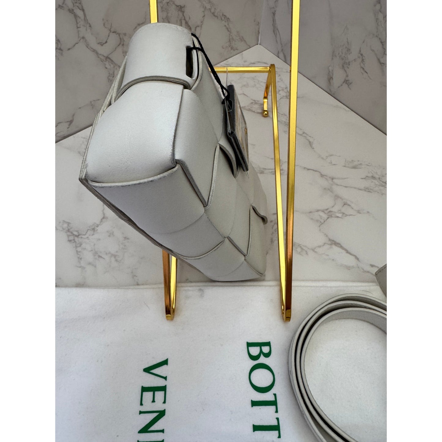 Bottega Veneta Cassette Mini Intrecciato Belt Bag