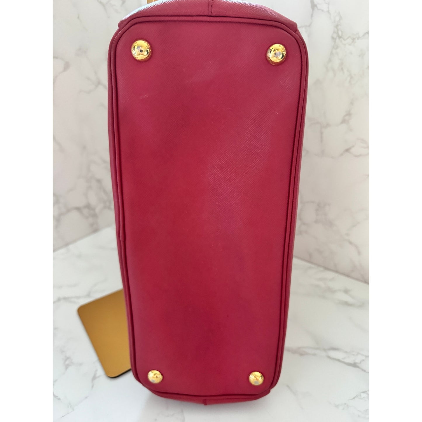 Prada Galleria Medium in Red Saffiano Leather