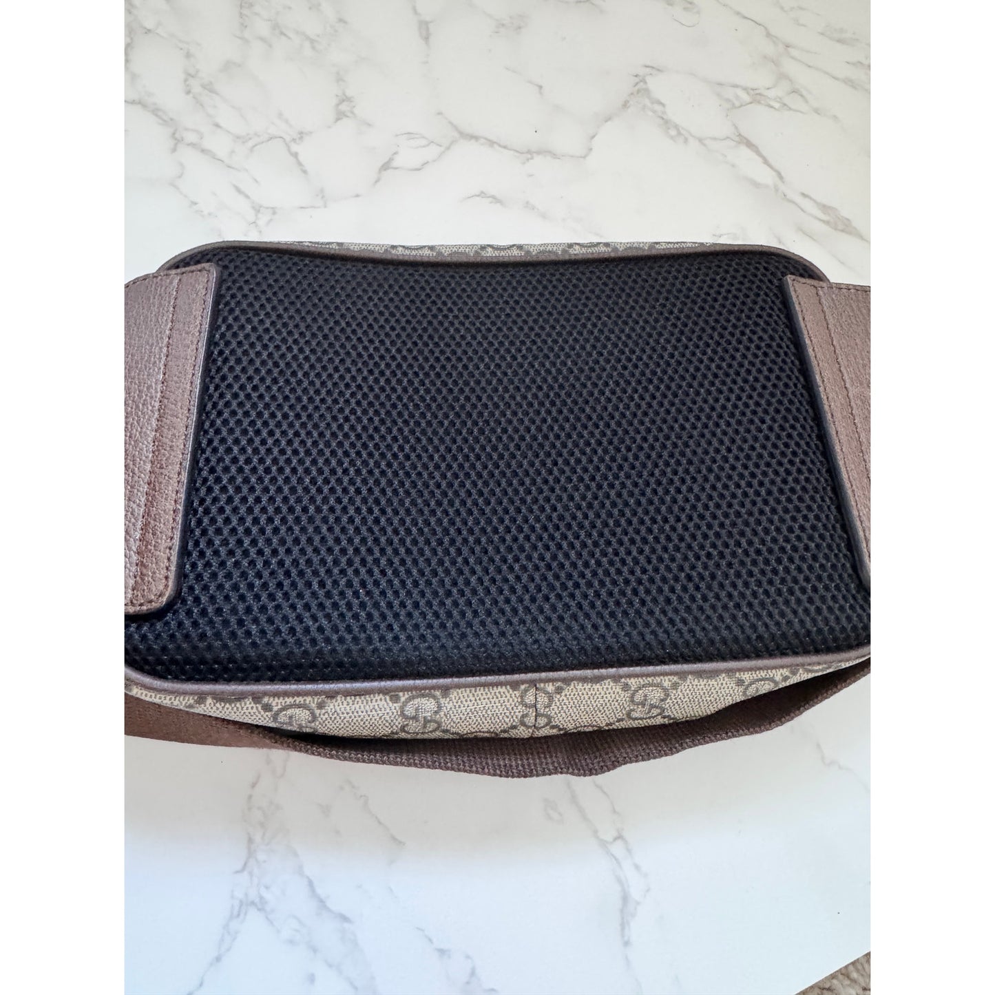 Brown GG Supreme Canvas Ophidia Belt Bag