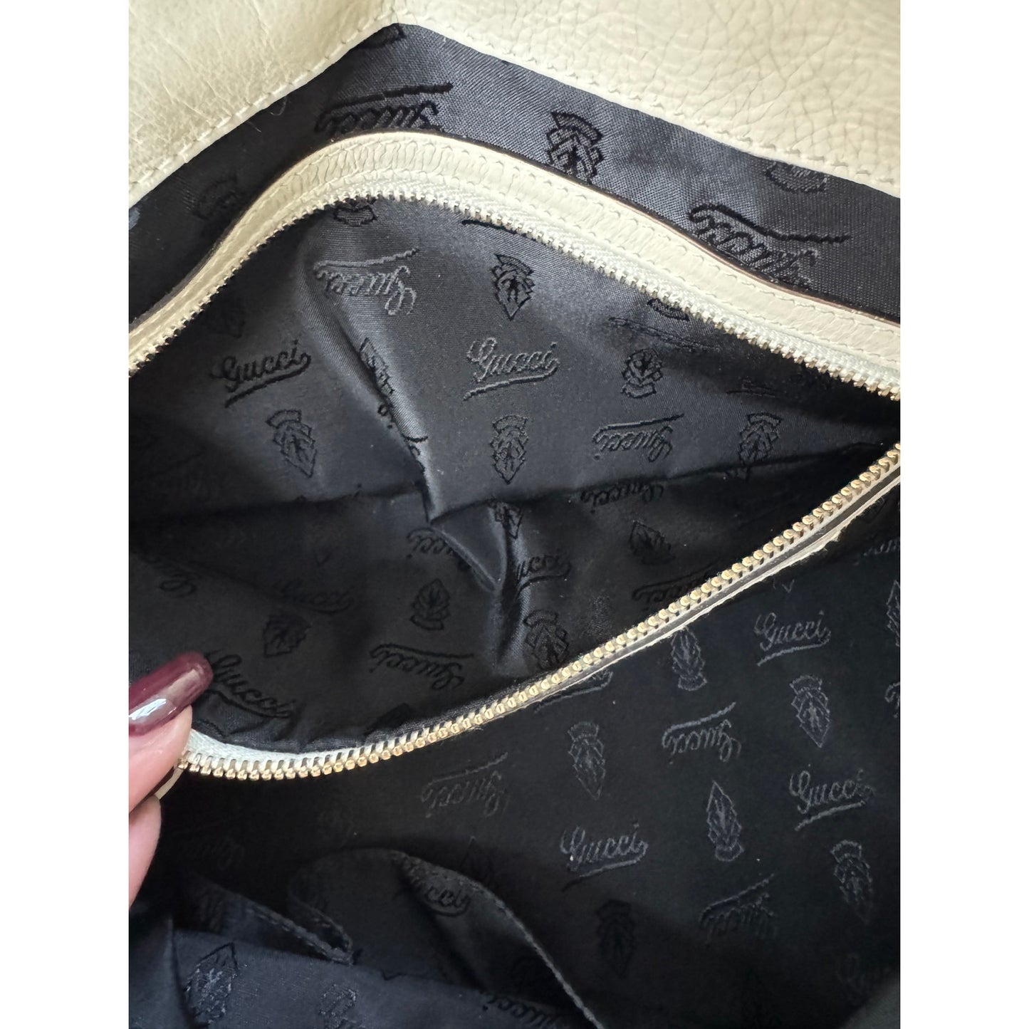 Gucci Hysteria Leather Tote