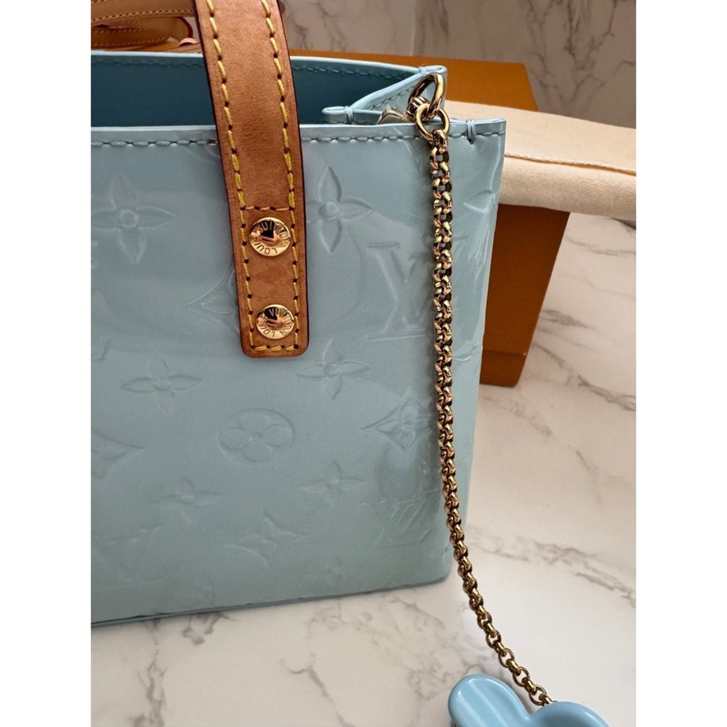 Louis Vuitton Reade PM Sky Blue Handbag