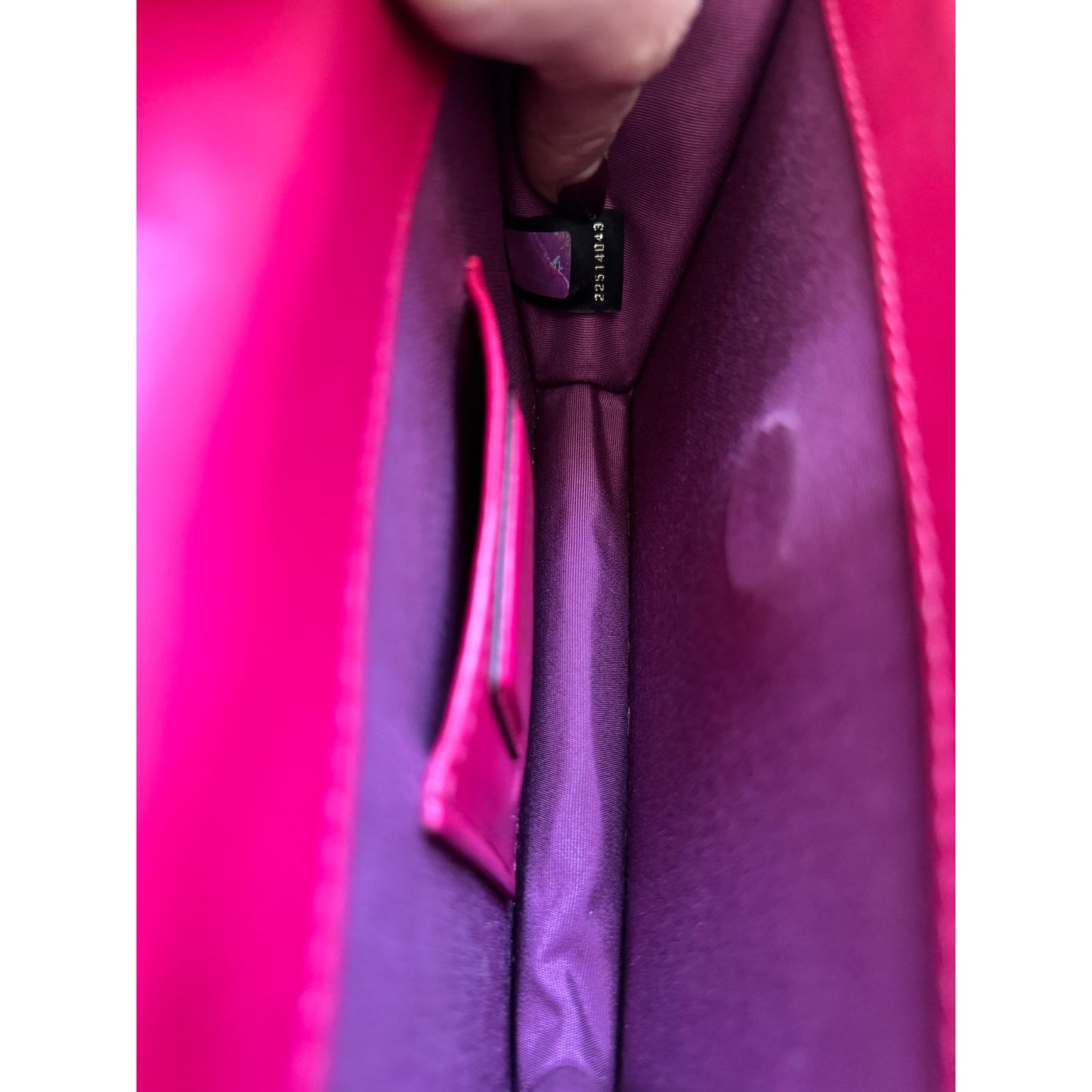 Bvlgari Serpenti Forever Dark Pink Chain Shoulder Bag