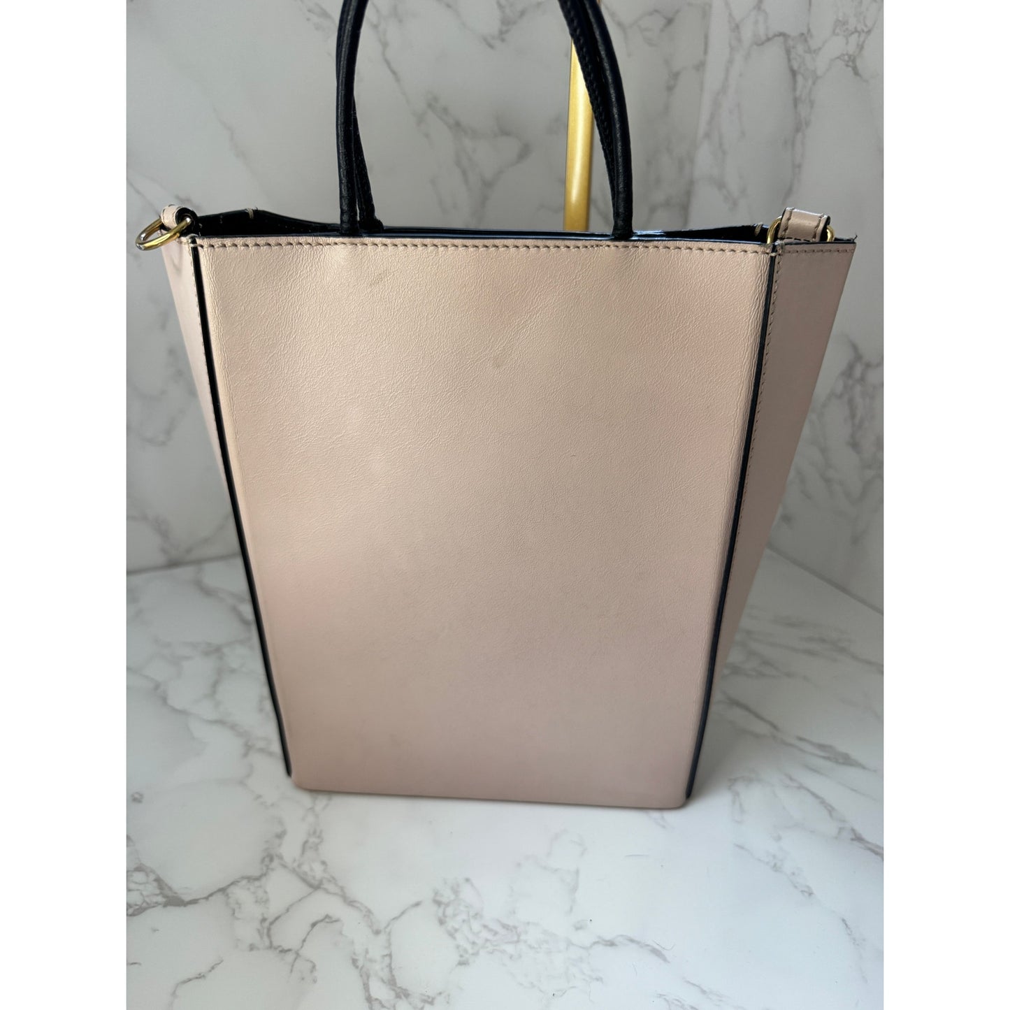 Fendi Roma Shopping Bag in Light Beige/Pinkish Color