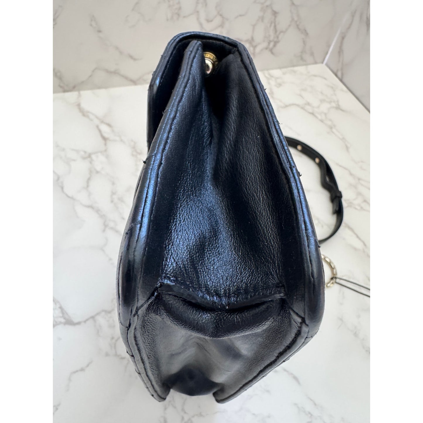 Bvlgari Forever Scaglie Quilted Leather Shoulder Bag