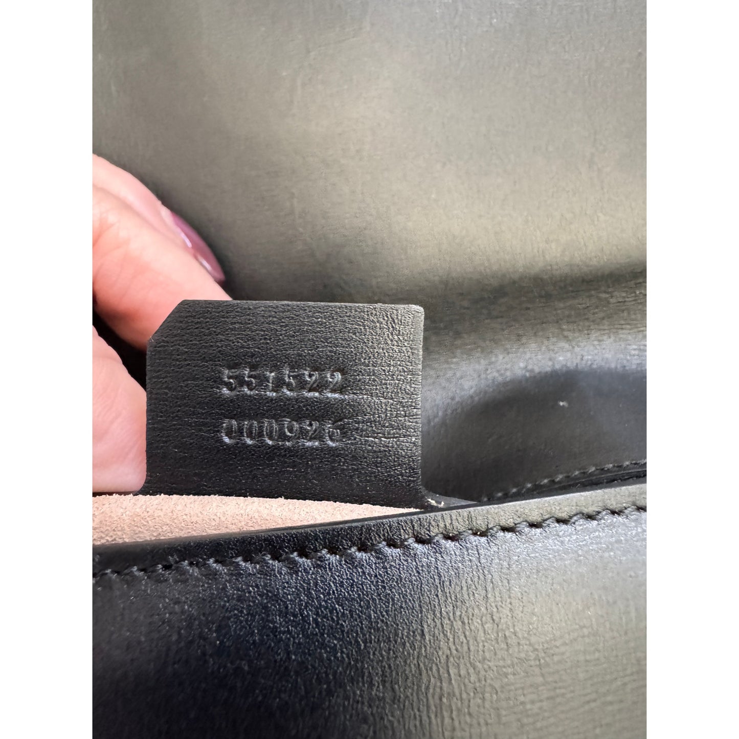 Gucci Rajah Broadway Clutch in Black Leather