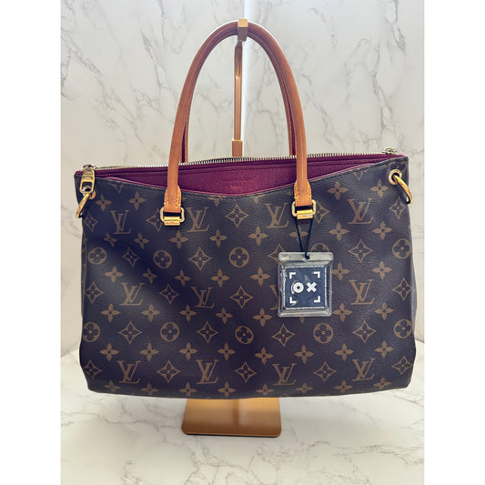 Louis Vuitton Monogram Pallas MM Aurore Purple Tote