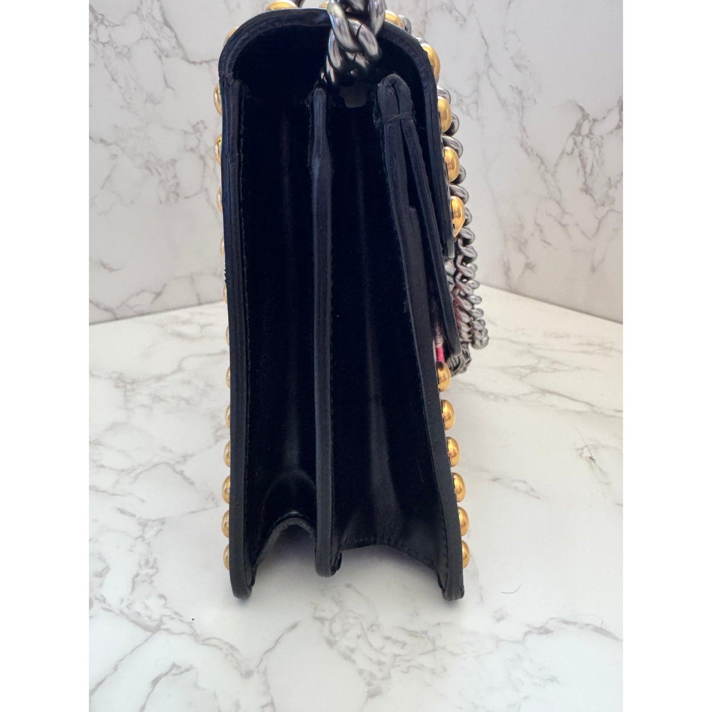 Gucci Dionysus Floral Embroidered "Blind for Love" In Black Limited Edition