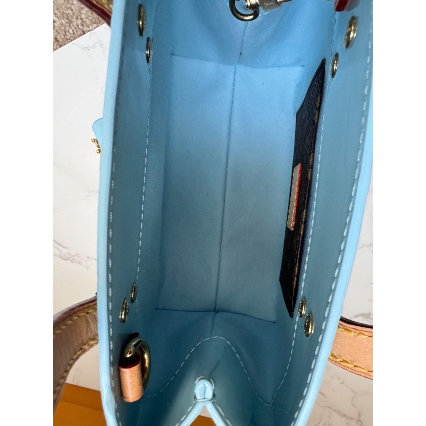 Louis Vuitton Reade PM Sky Blue Handbag