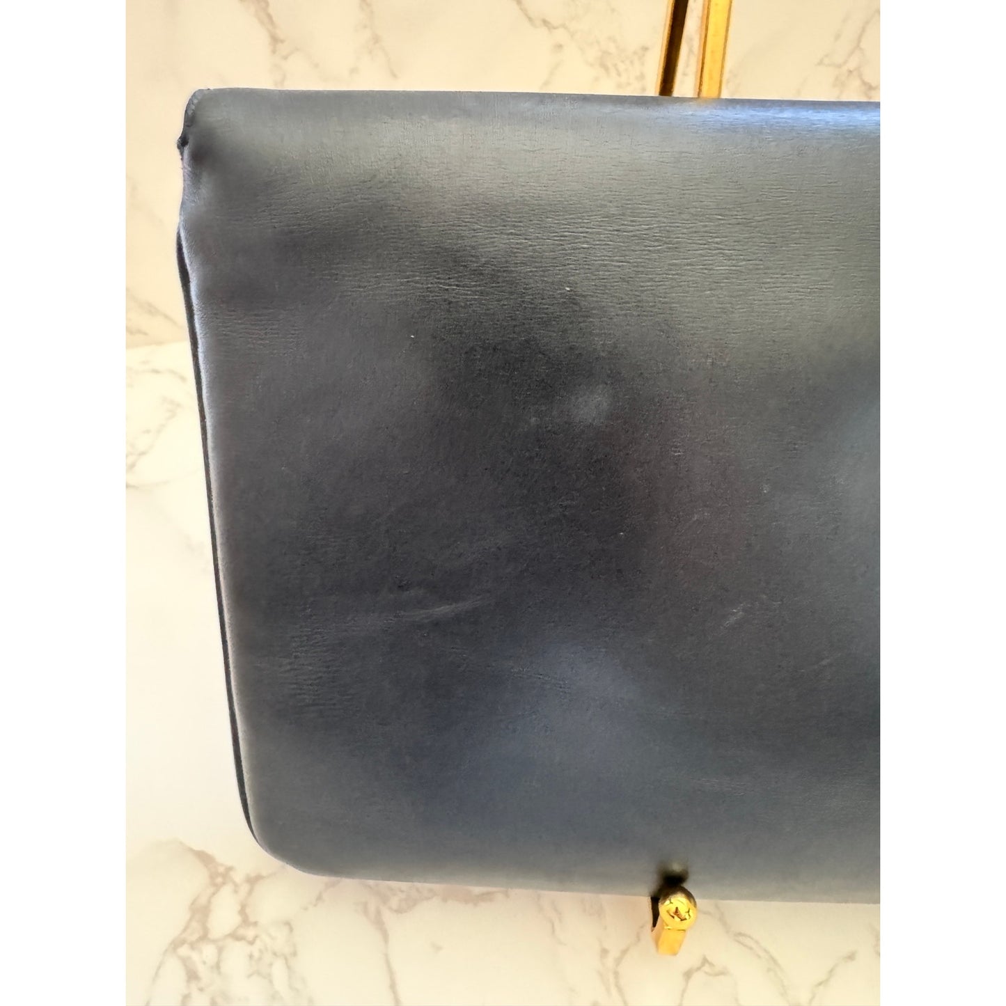Gucci Rajah Broadway Clutch in Black Leather